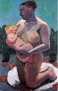 Paula Modersohn-Becker Nursing Mother oil